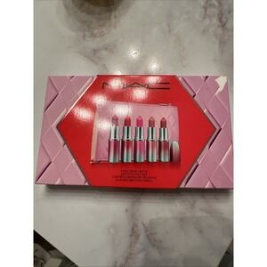 Mac 5 Macximal Matte Lipsticks Holiday Gift Set - 5 Full Sizes Limited Edition